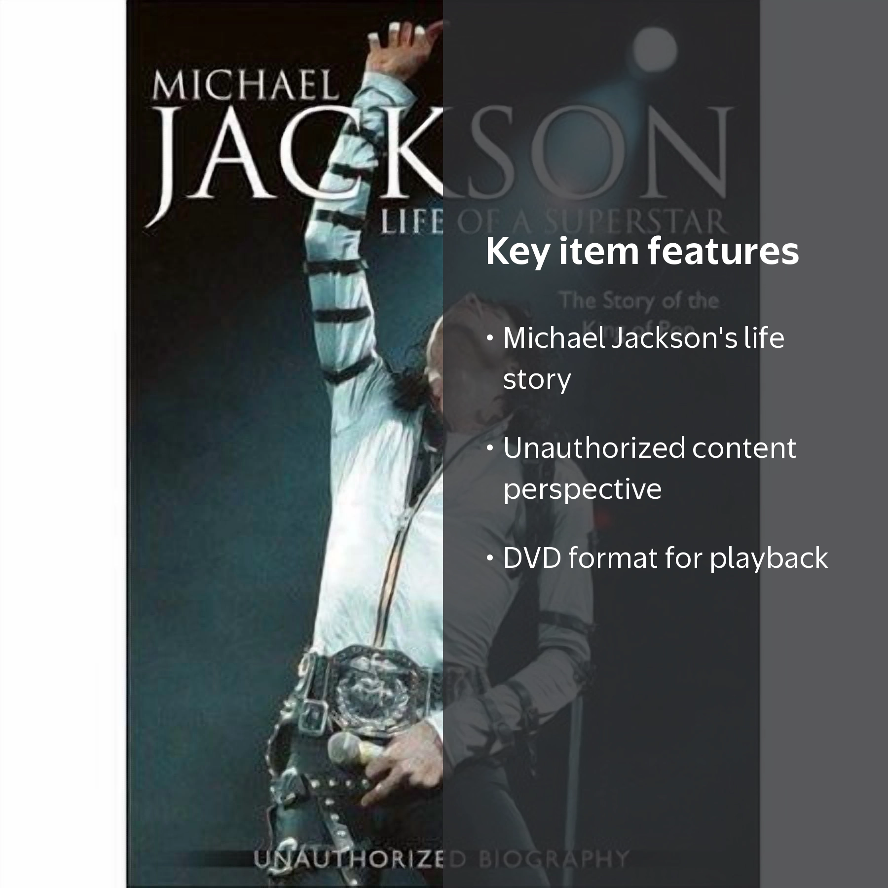 Michael Jackson: Life of Superstar - Unauthorized (DVD) - Walmart.com