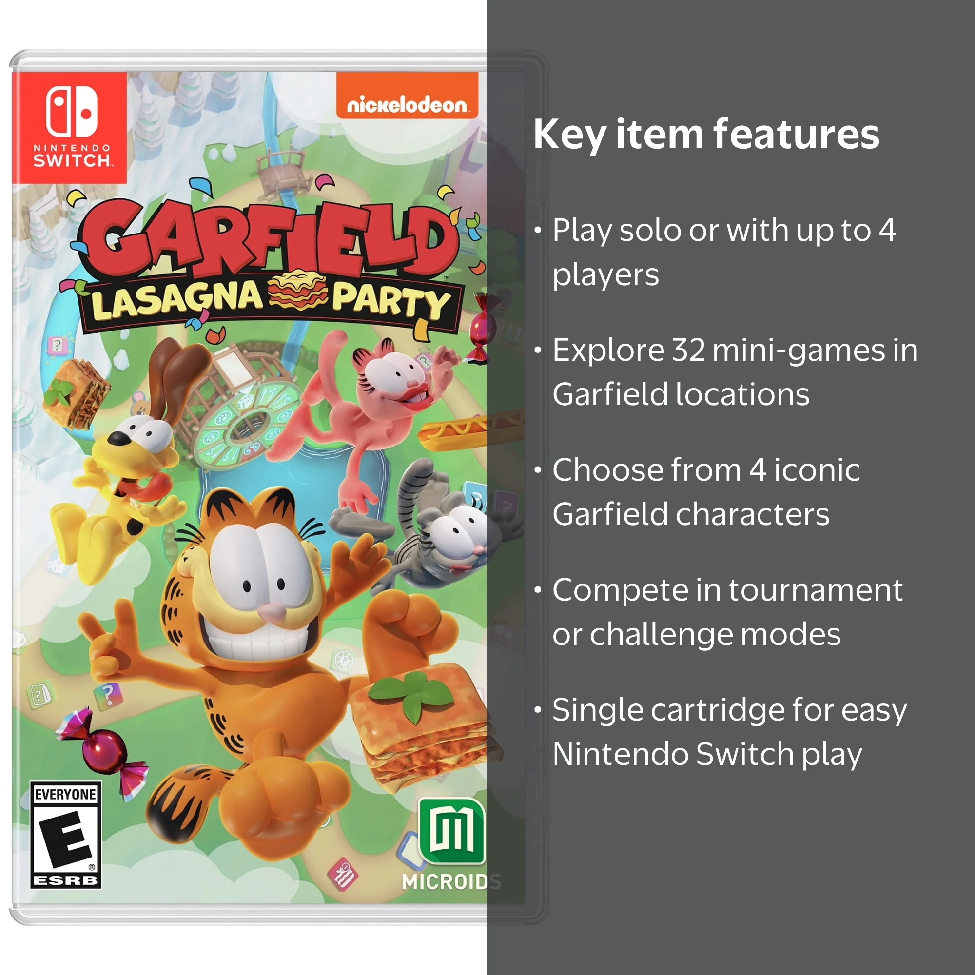 Garfield Lasagna Party Video Games - Nintendo Switch - Walmart.com