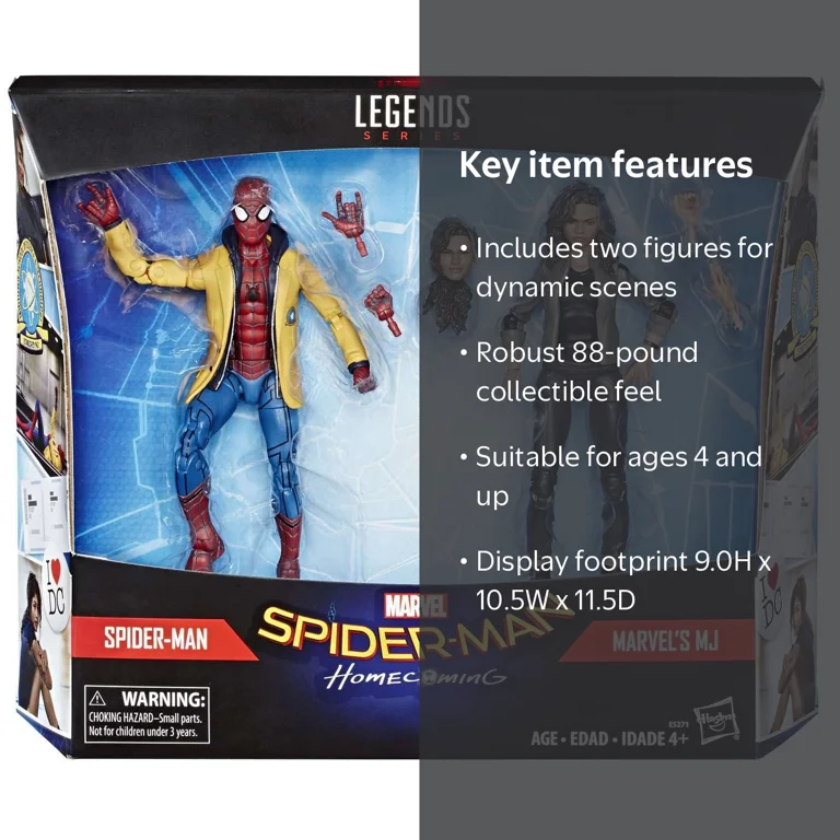 Hasbro Marvel Legends Spider-Man & Marvel's MJ Action Figure Set
