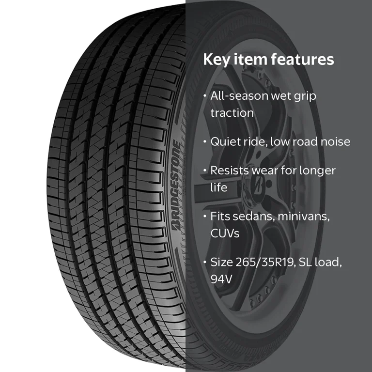 ﾀﾞｲ Bridgestone, Passenger Tire, 265/35R19 94V, All Season Traction