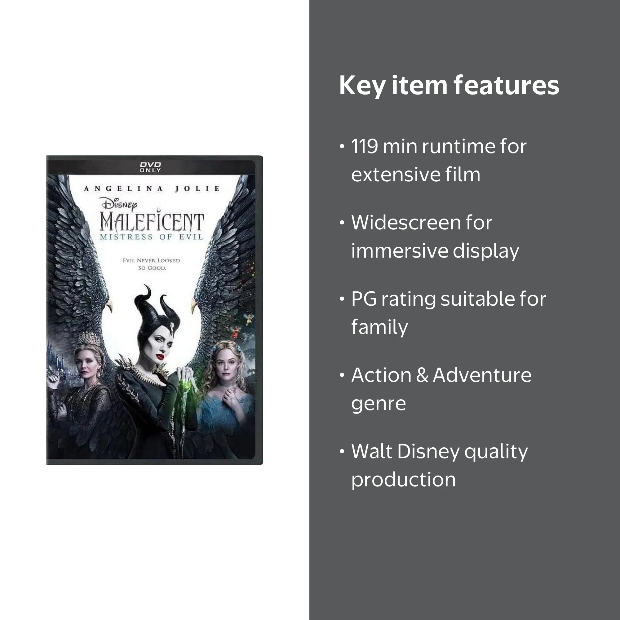 Disney, DVD, Maleficent Mistress of Evil PG, 119 min - Walmart.com