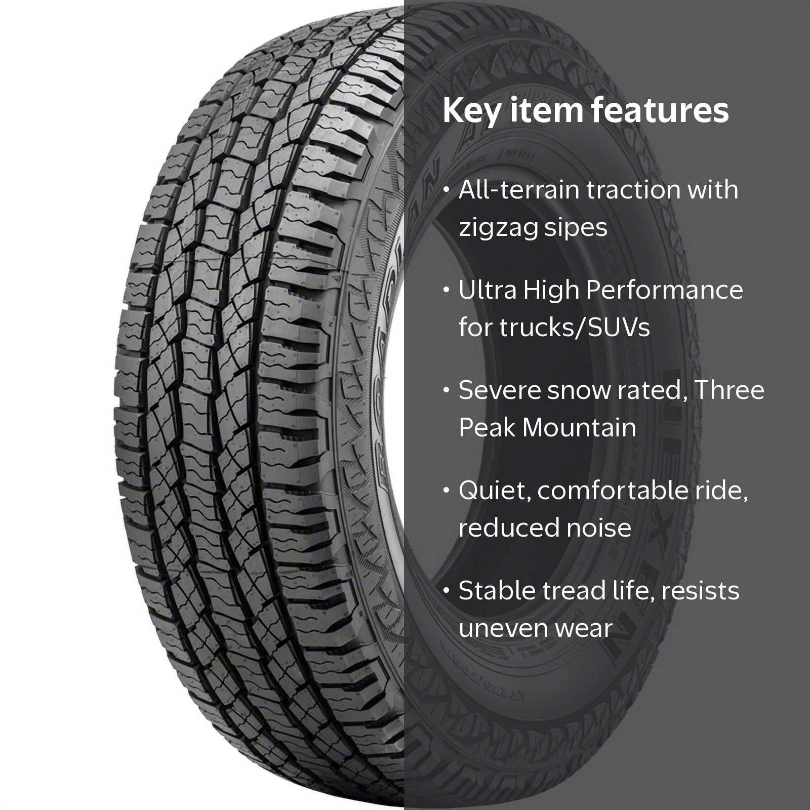 Nexen Roadian AT Pro RA8 LT275/65R20 All-Terrain Tire - Walmart.com