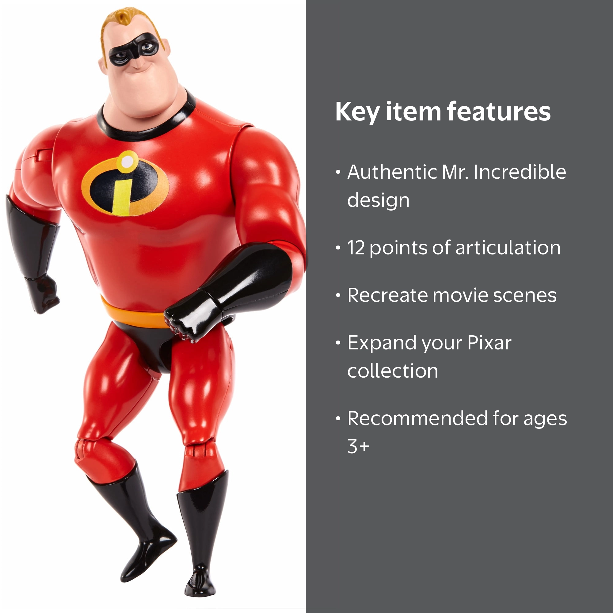 Disney/Pixar The Incredibles Mr. Incredible Figure - Walmart.com