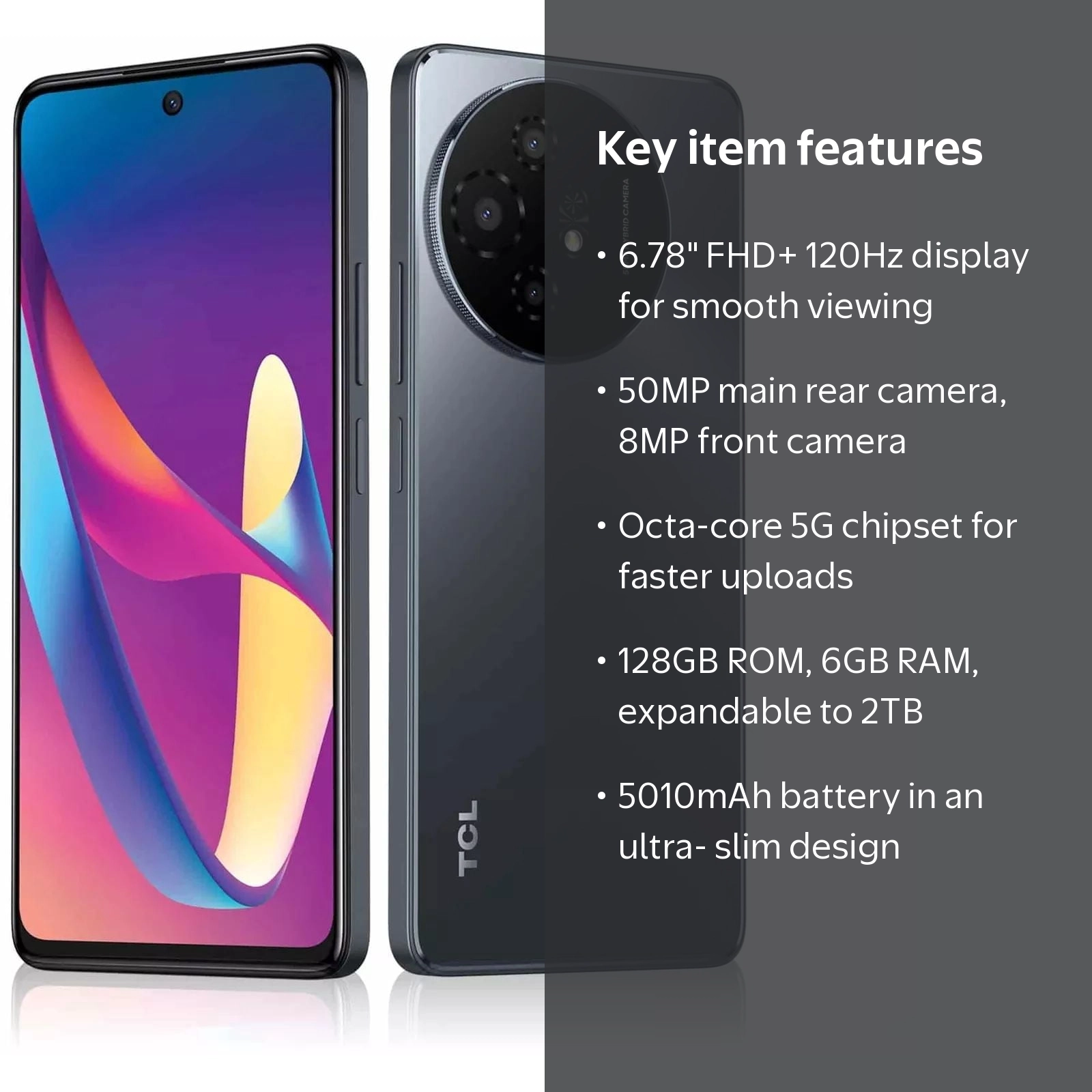 TCL 50 XL 5G T702W 128GB 50MP 6.7