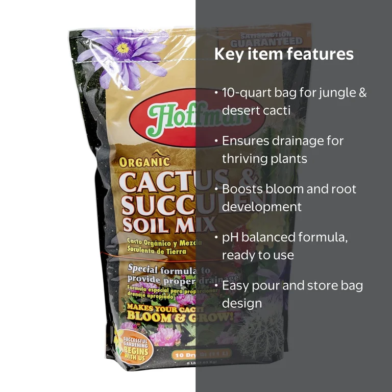 Hoffman Organic Soil Mix for Cactus & Succulent, Professionally