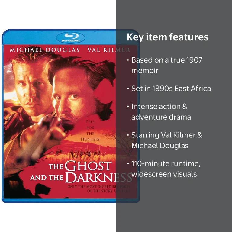 SDS, The Ghost and the Darkness (Blu-ray), Action & Adventure