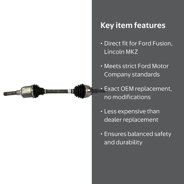 Motorcraft Drive Axle Shaft Assembly TX-766 Fits select: 2013-2020