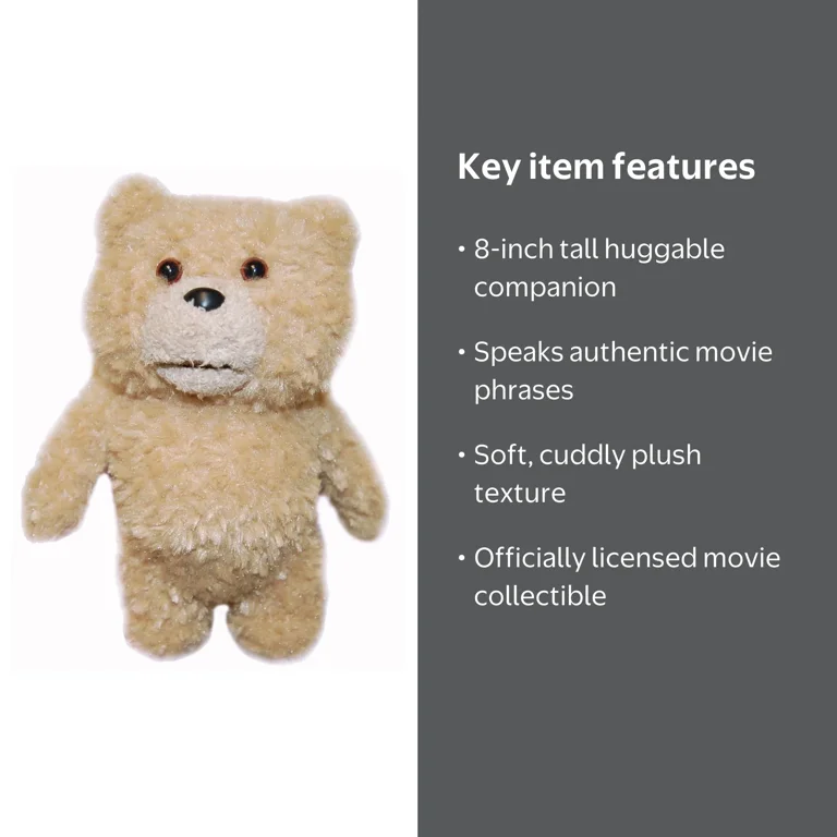 ted2 11インチ（約28cm） 喋る Ｒ指定 ぬいぐるみ (タンクトップ) Ted The Movie 8