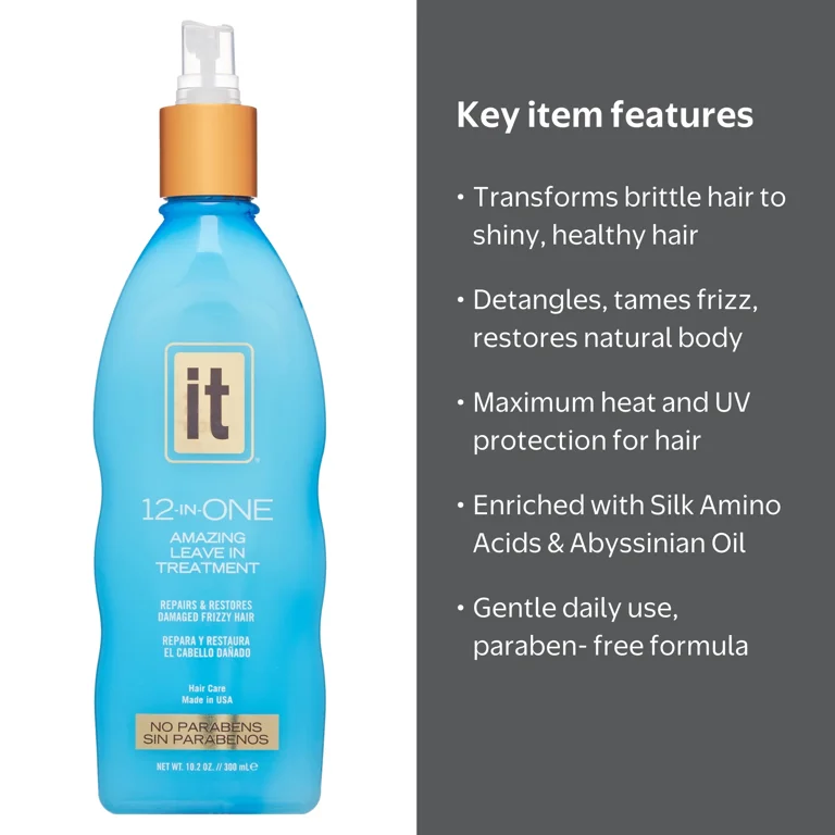 Freeze It IT 12-in-One Leave In Treatment Spray 10.2oz - Walmart.com