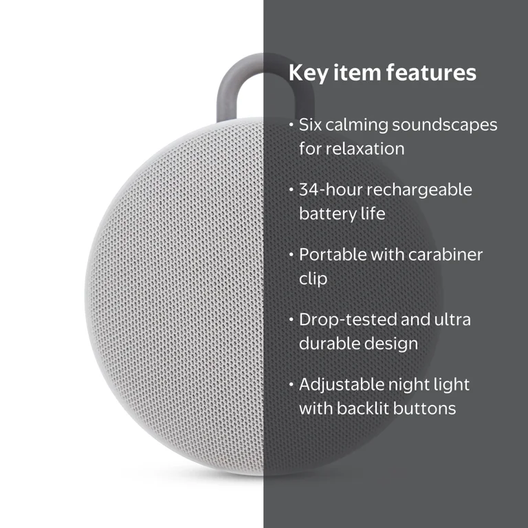 Yogasleep, Travel Sound Machine, Hushh 2 with 6 soothing sounds