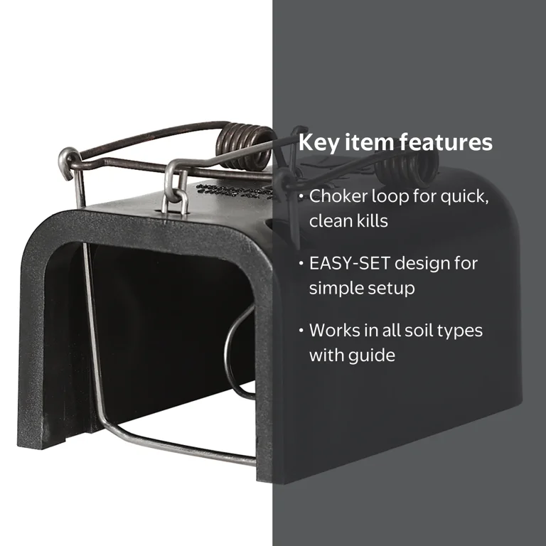 Victor 0625 The Black Box Gopher Trap - Walmart.com