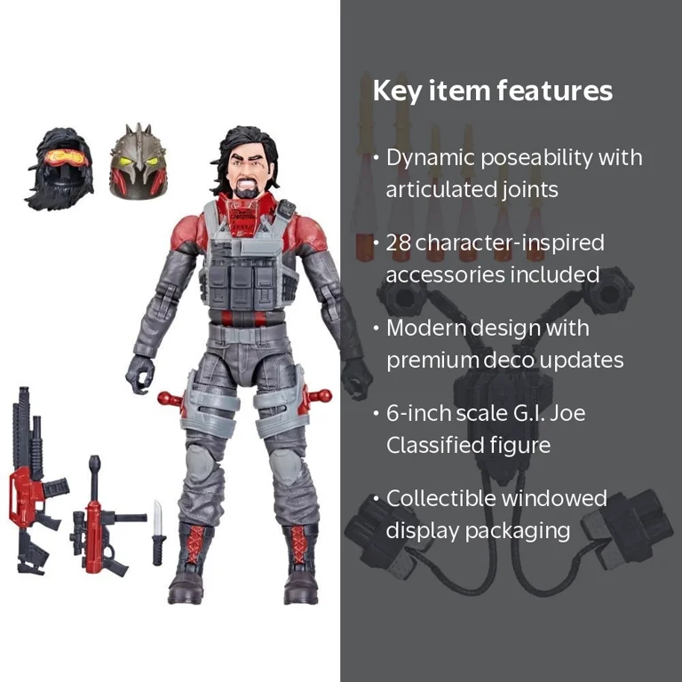 G.I. Joe, Action Figure, Metal-Head Deluxe, 6 inches, Iron