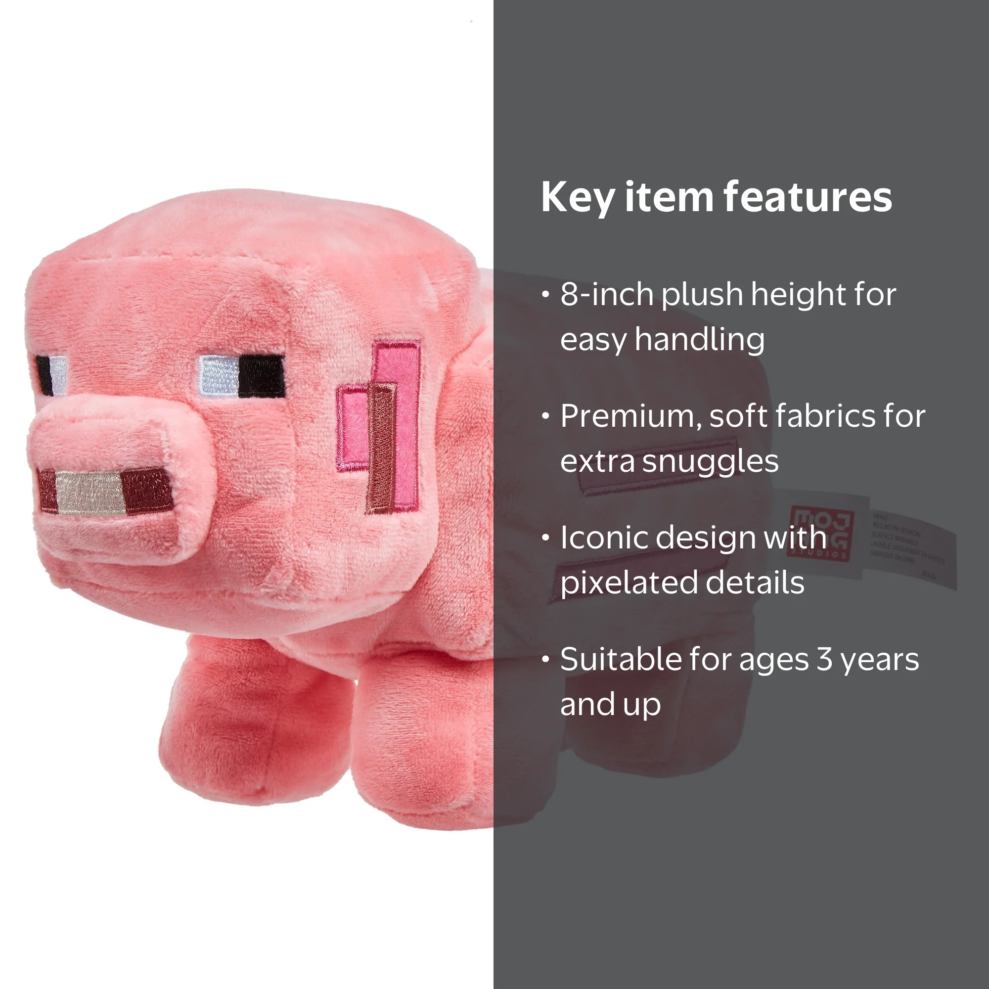 Minecraft Plush Pig - Preschool Naptime Comfort Toy - Walmart