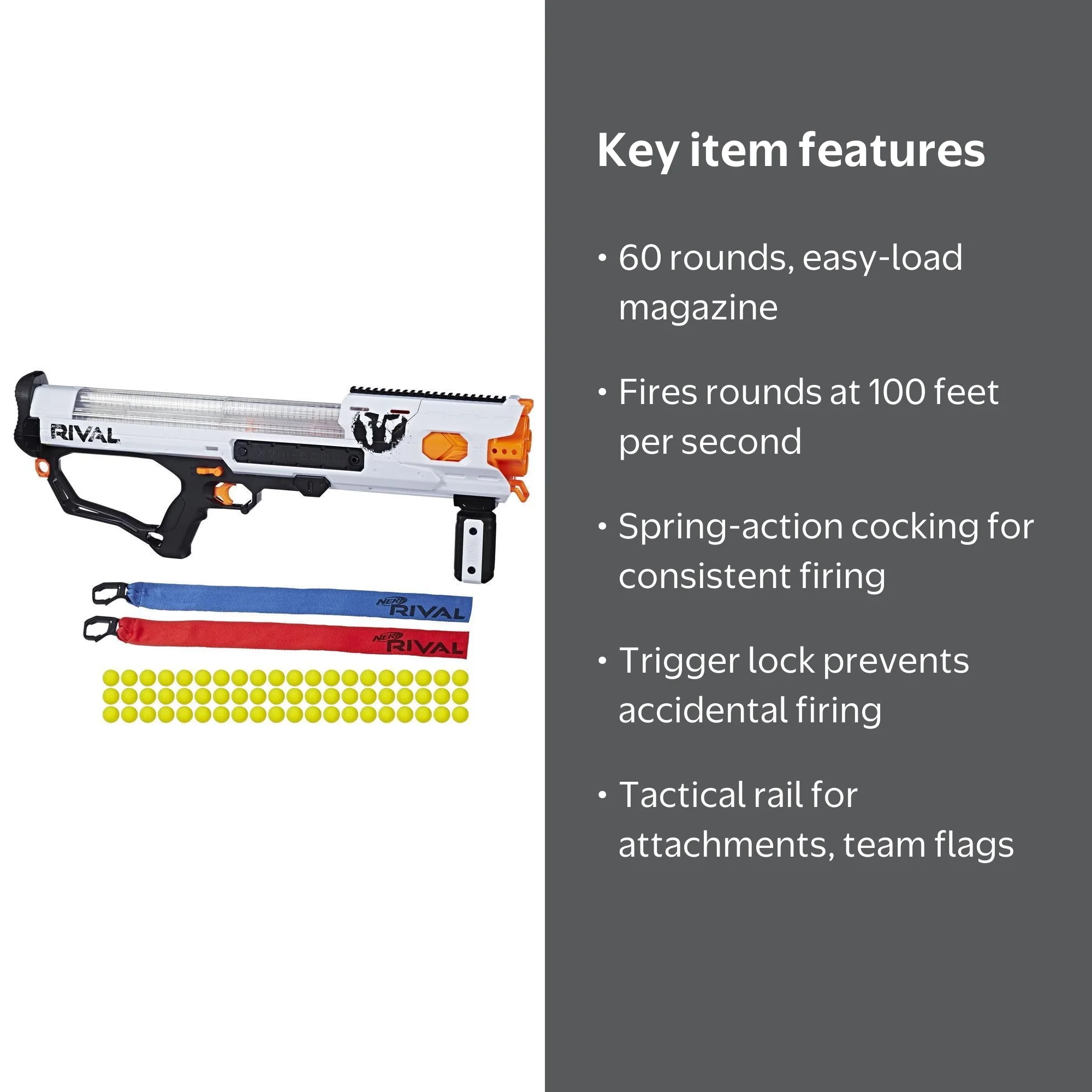 Nerf Rival Phantom Corps Hades XVIII-6000 High-Capacity Toy Gun