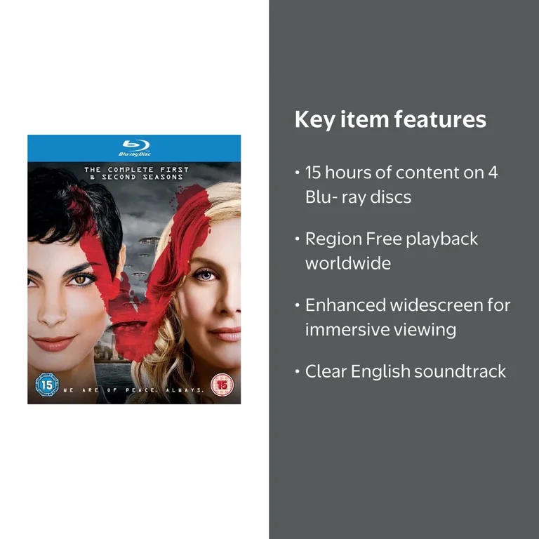 Warner Bros, Blu-ray Series, V The Complete First & Second Seasons