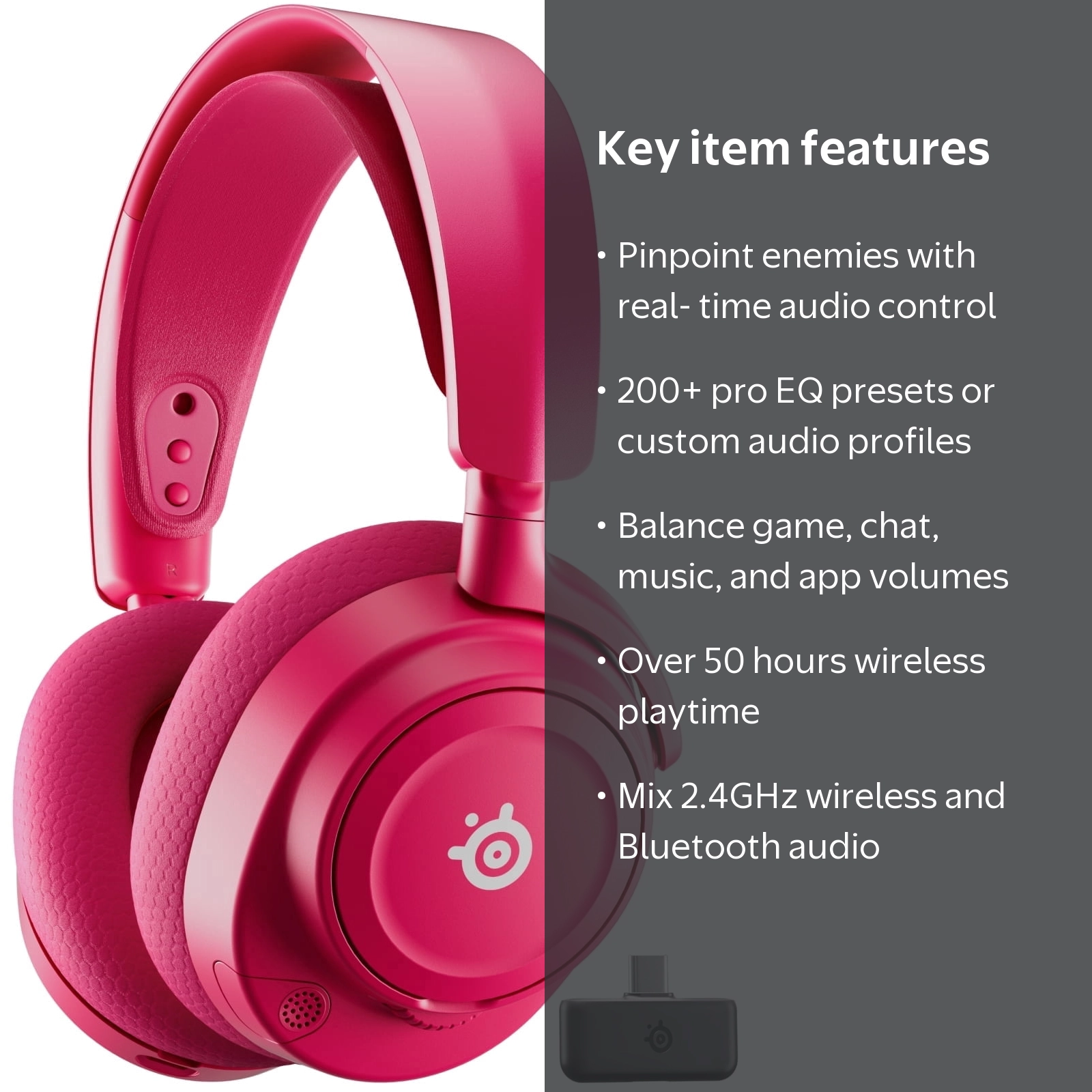 SteelSeries Arctis Nova 7 Wireless Multi-Platform Gaming Headset