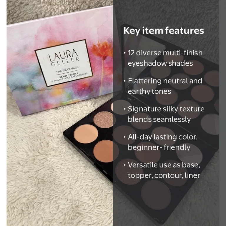 ゲラン　Palette 5 couleurs  パレット 6g Laura Geller The Wearables Beauty Basics 12 Multi-Finish