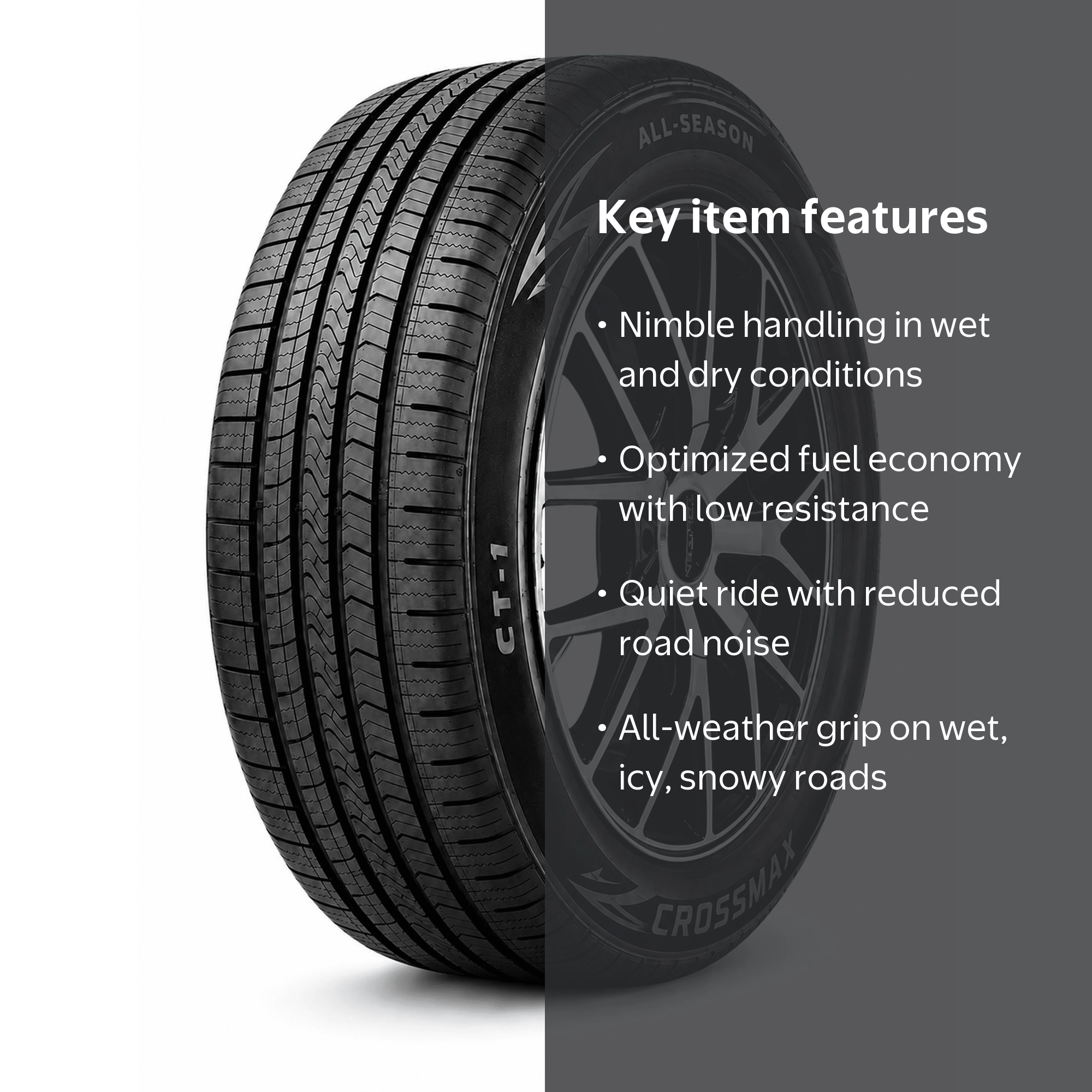 Crossmax All-Season Passenger Tire CT-1 235/45R18 98V XL with