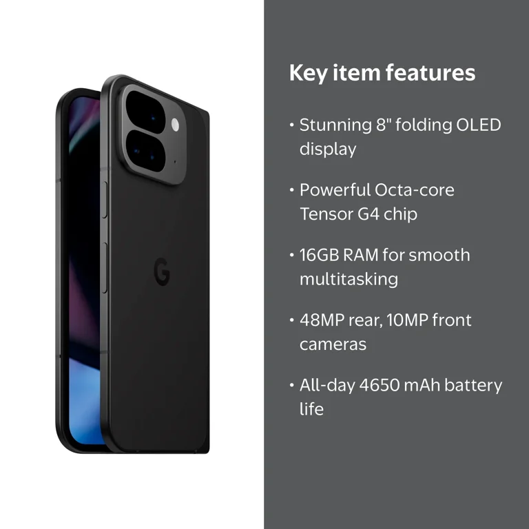 Google Pixel 9 Pro Fold G9FPL 256 GB Smartphone, 8
