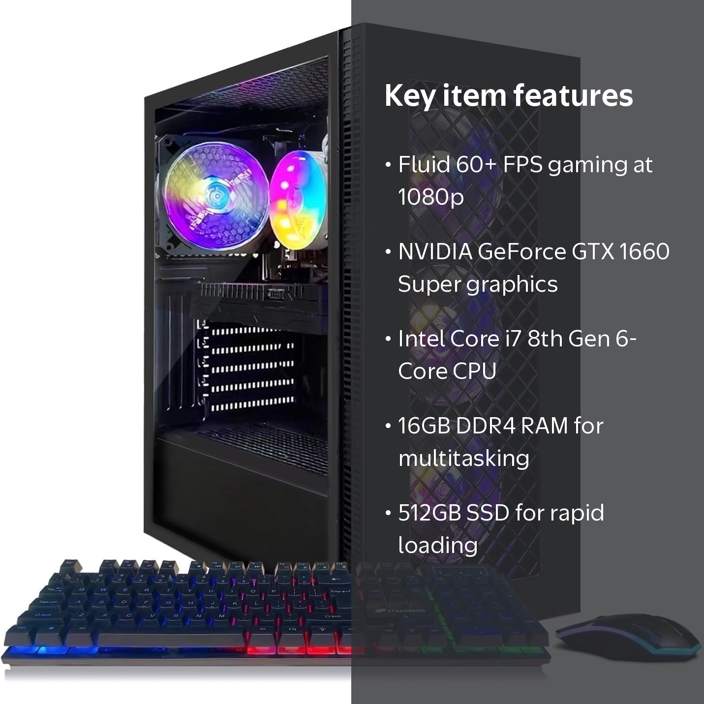 ゲーミングPCフルセット（i7/windows11/GTX/ssd1tb） 楽天市場