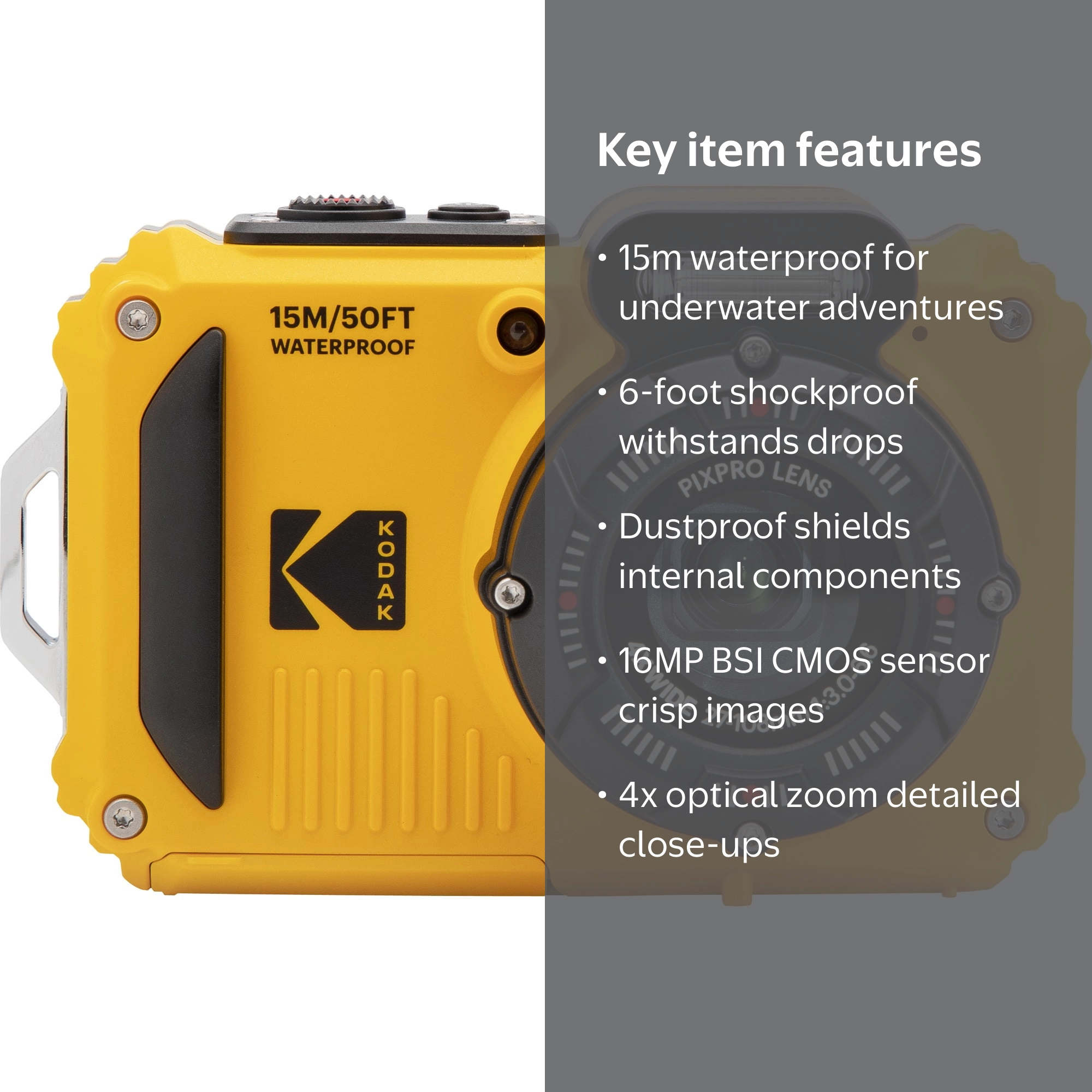 KODAK　wpz7 Amazon.com : Kodak PIXPRO WPZ2 Rugged Waterproof Shockproof