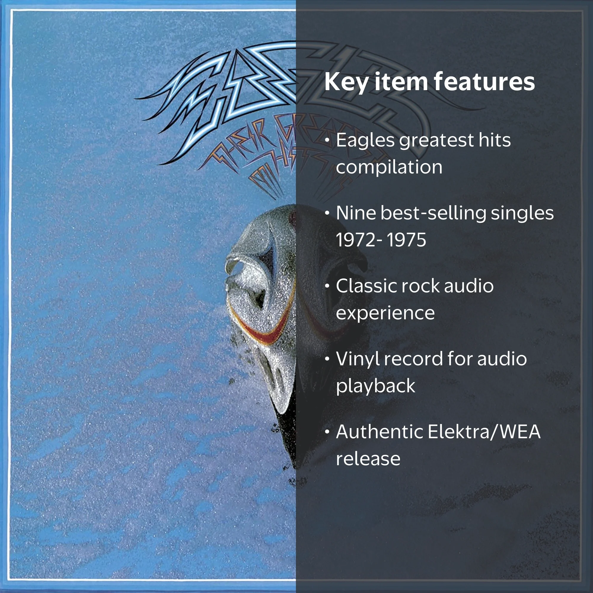 The Eagles - Their Greatest Hits 1971-1975 - Vinyl Album - Walmart.com