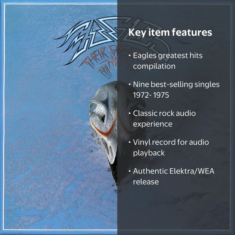 The Eagles - Their Greatest Hits 1971-1975 - Vinyl Album - Walmart.com
