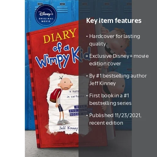 Diary of a Wimpy Kid (Special Disney+ Cover Edition) (Diary of a