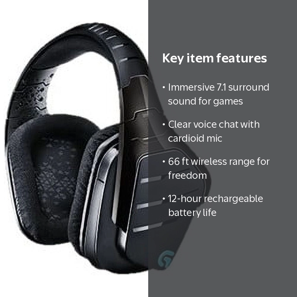Logicool G933 Artemis ワイヤレス ゲーミングヘッドセット Logitech G933 Artemis Spectrum Wireless 7.1 Gaming Headset