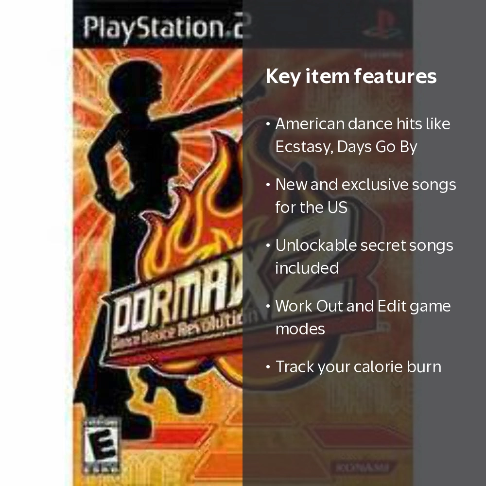 Konami, Dance Dance Revolution Max 2, PlayStation 2, 50+ Songs