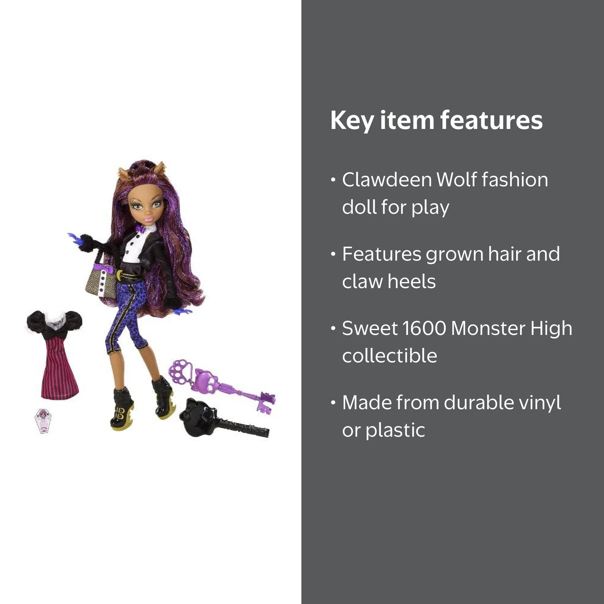 【あっぷる】SWEET GADENグッズ① Monster High, Clawdeen Wolf Doll, Sweet 1600, Party Fashions