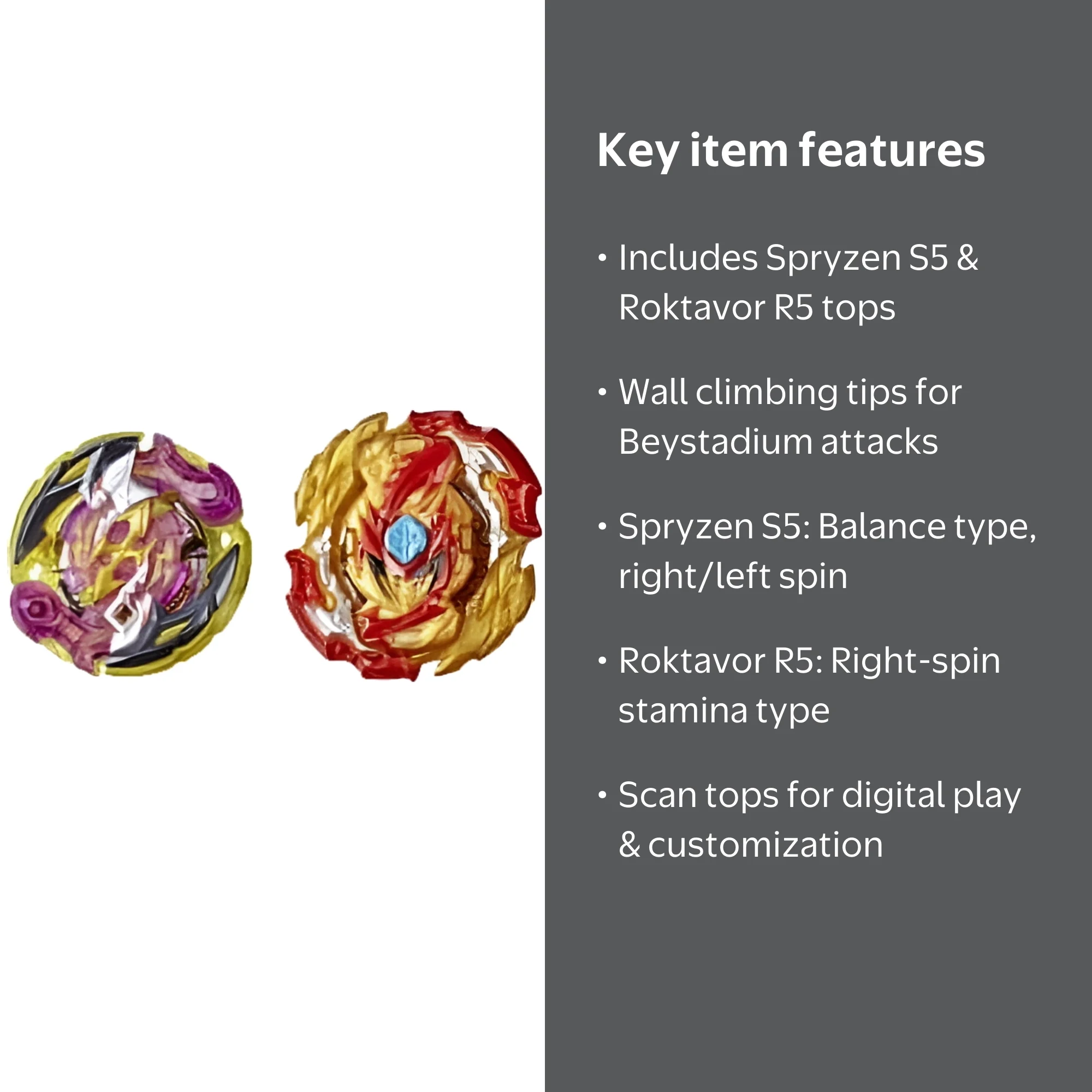 Beyblade Burst Rise Hypersphere Dual Pack - Lord Spryzen S5 and