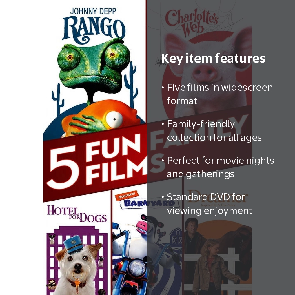 Paramount 5 Fun Family Films (DVD) (Widescreen) - Walmart.com
