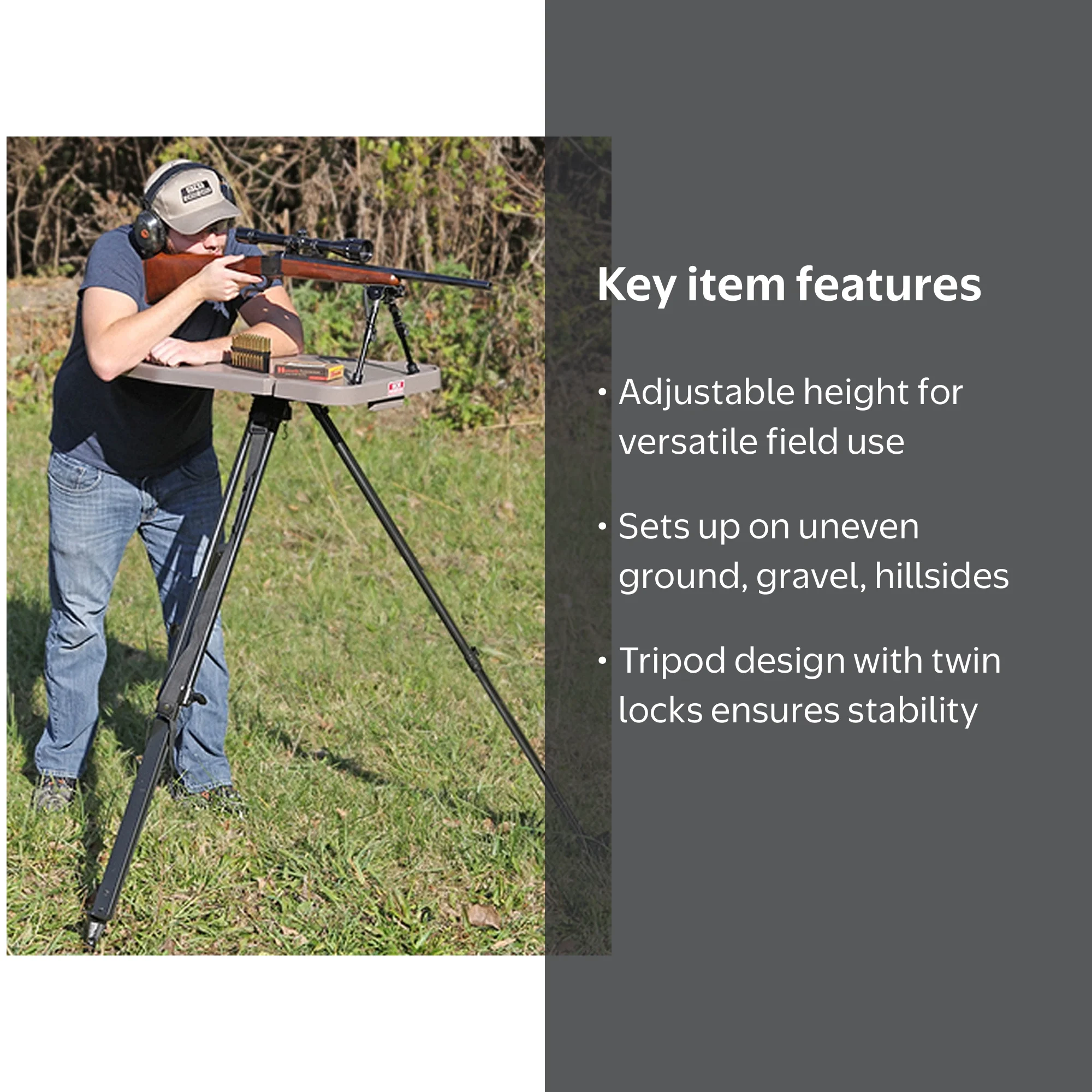 MTM HLST Hi-Low Shooting Table - Walmart.com