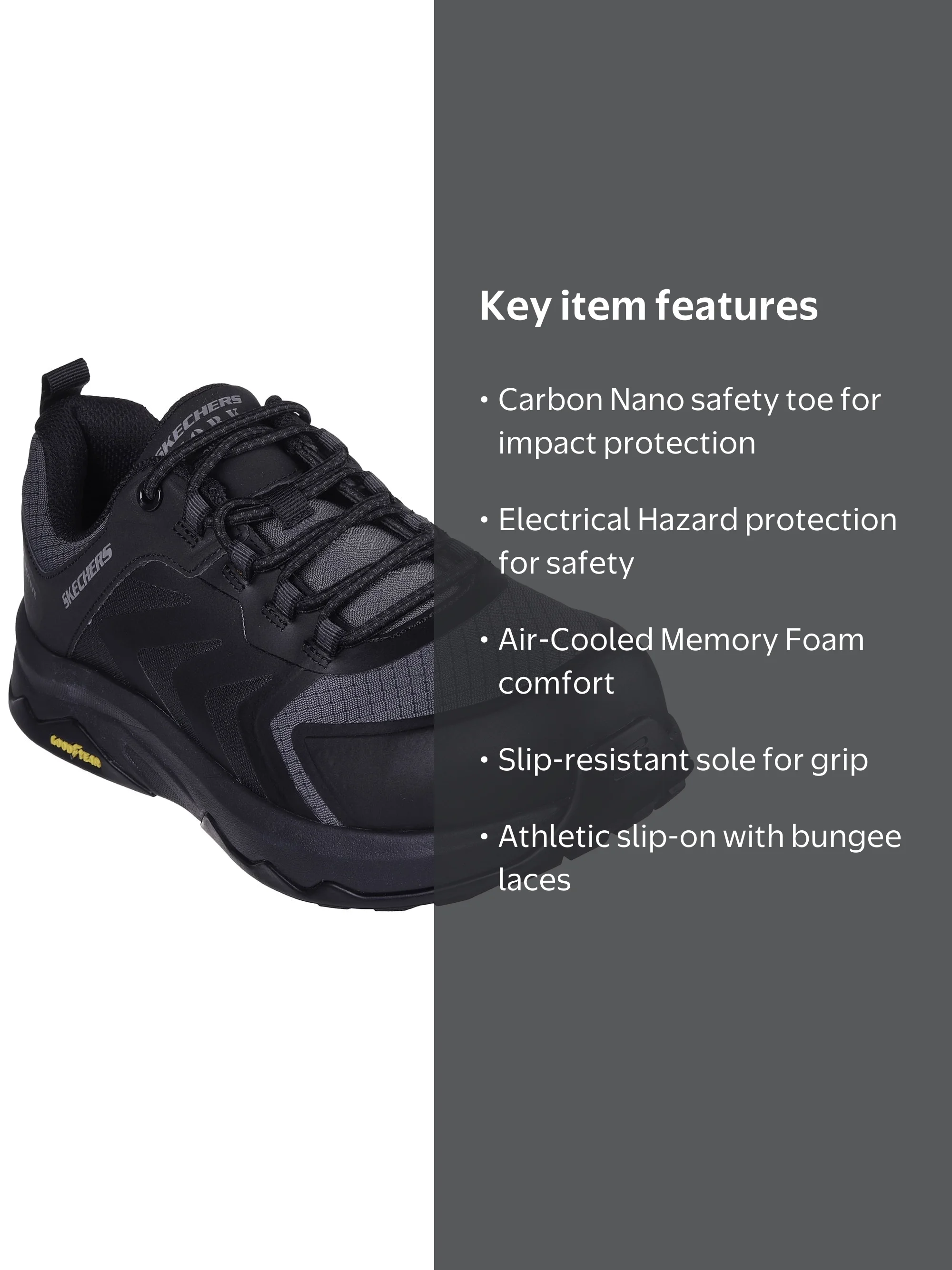Men\'s Size 11 - Skechers Work Holdridge Carbon Nano Toe Work Black Boots 200355 1?fmt=auto main image 4