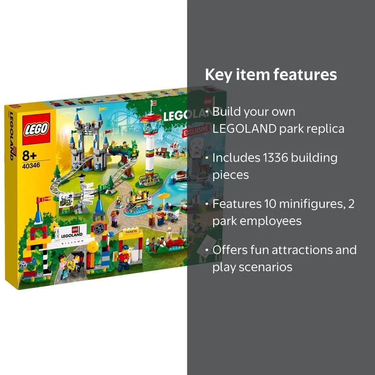 ソード＆シールド ファミリー×2 Free Shipping! LEGO LEGOLAND Park Box Set (40346) - Walmart.com