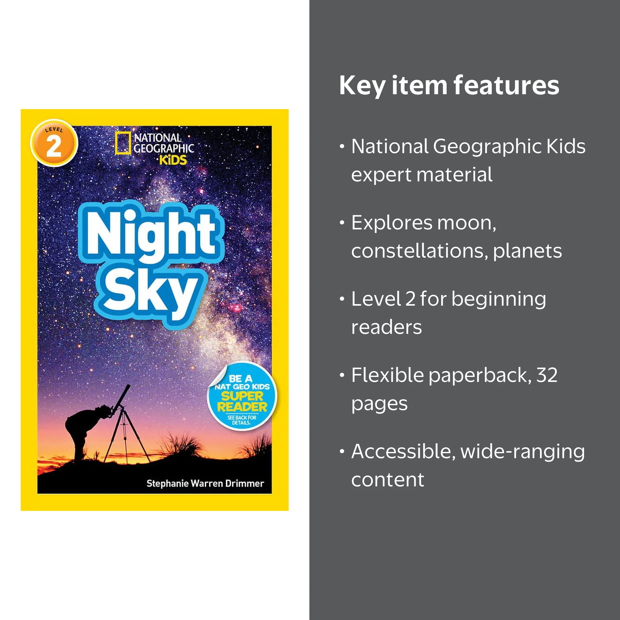 National Geographic Kids Readers Night Sky (National Geographic