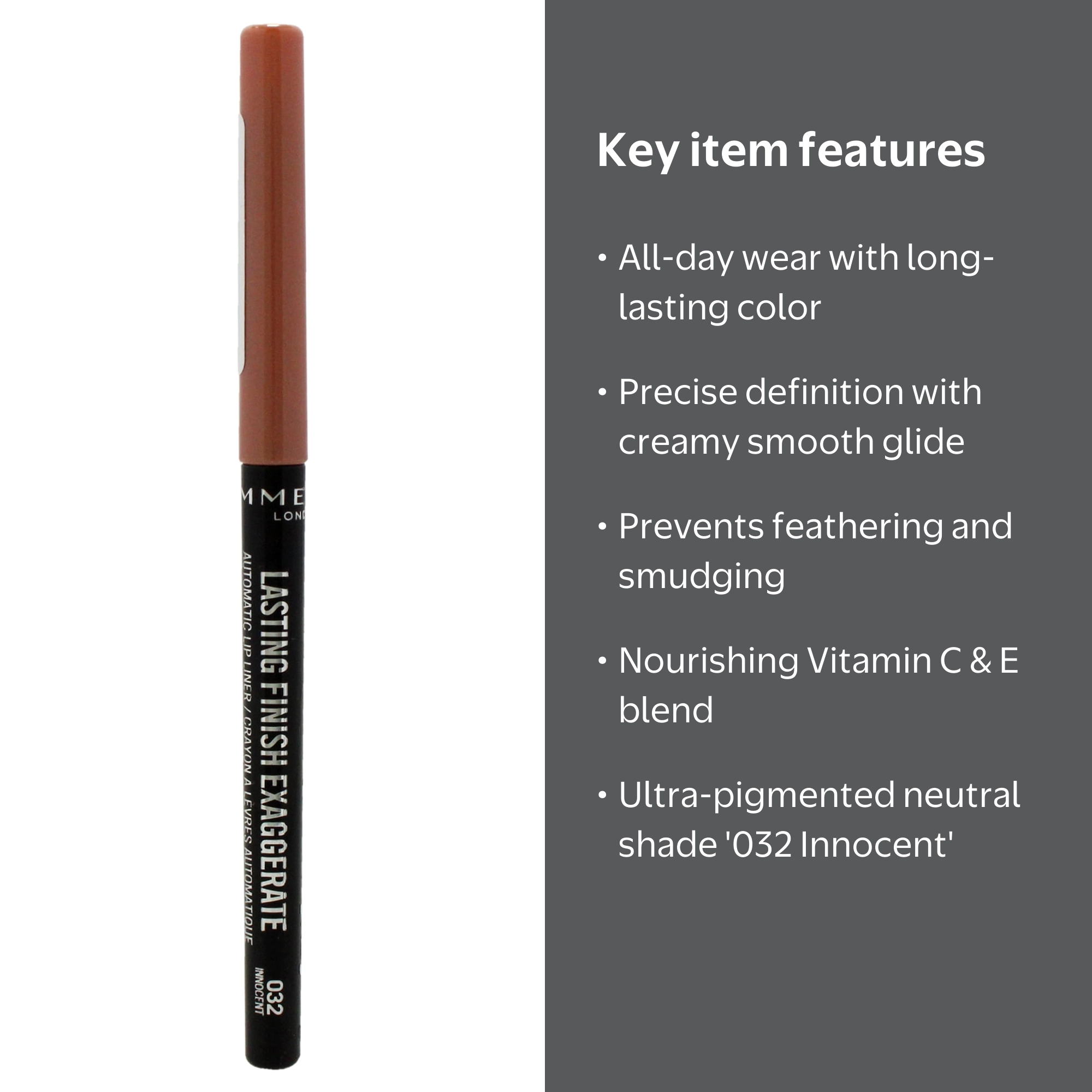 【新品】 RIMMEL ホットチリ リップエッセンス ベース EX001 ３本 Rimmel London Lasting Finish Exaggerate - 032 Innocent , 0.012 oz