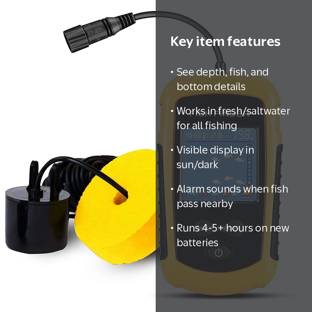 all about fish finders LUCKY Small Portable Finder Kayak Sonar Handheld Fish Ice Fishing Castable Depth Finder Boat Fisherman Gifts : Electronics 2.0 high Fish Finders Basics | FURUNO