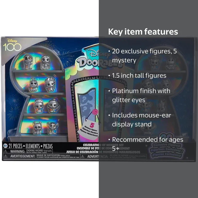 Doorables Disney100 Ultimate New Movie Moments Toy Set
