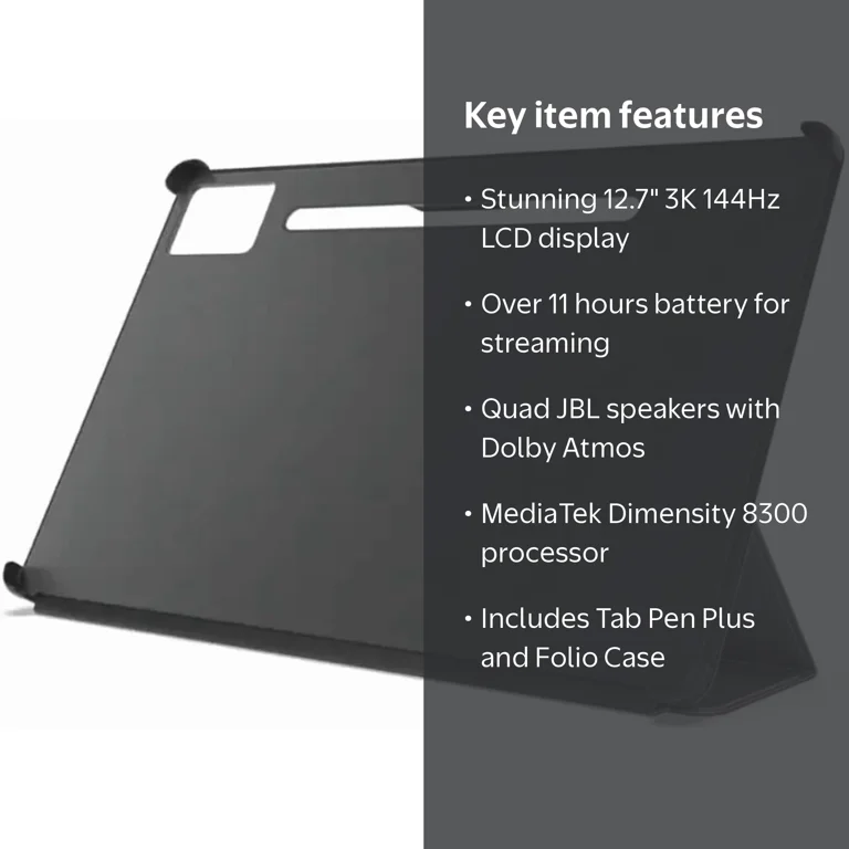 Lenovo Idea Tab Pro, 12.7-inch 3K LCD, Android 14, 8GB RAM, 128GB