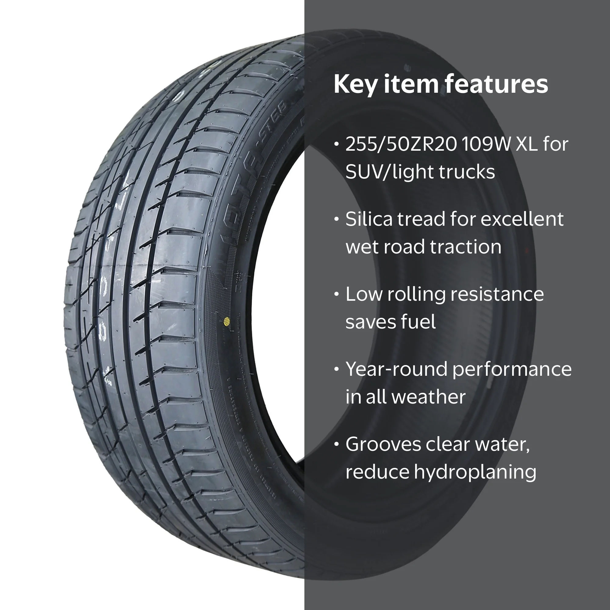Accelera Iota ST68 255/50ZR20 109W XL All-Season Passenger Tire