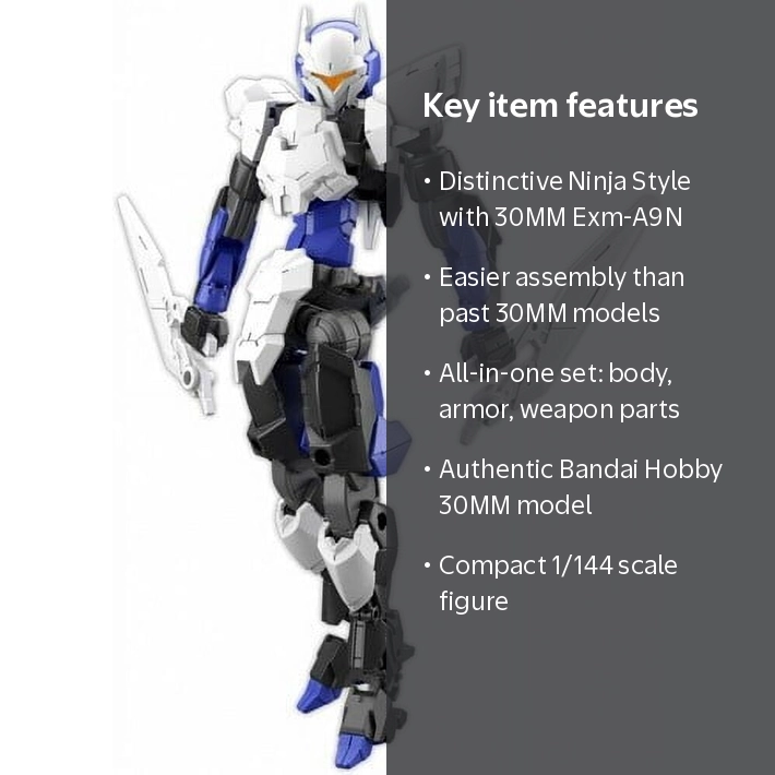 Bandai Hobby - 30MM 1/144 Exm-A9N Spinatio (Ninja Type), Bandai