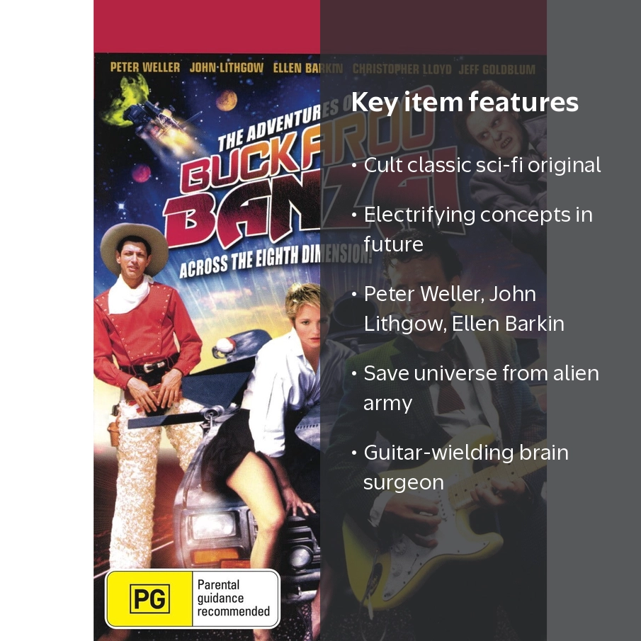 MGM's The Adventures of Buckaroo Banzai Across the 8th Dimension