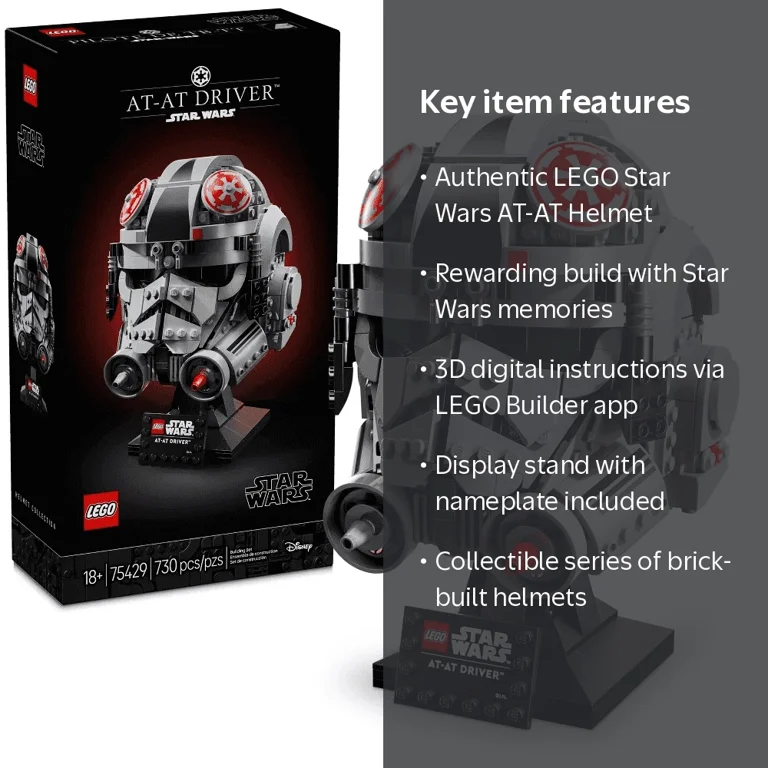 LEGO Set, Star Wars: Empire Strikes Back AT-AT Driver Helmet 75429