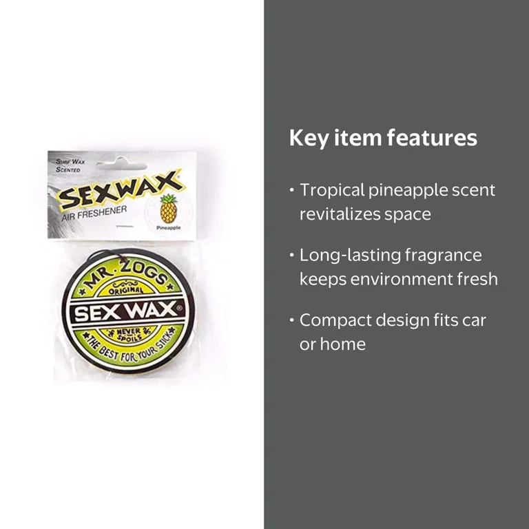 【anan】 Sex Wax Scented Air Freshener Pineapple - Walmart.com