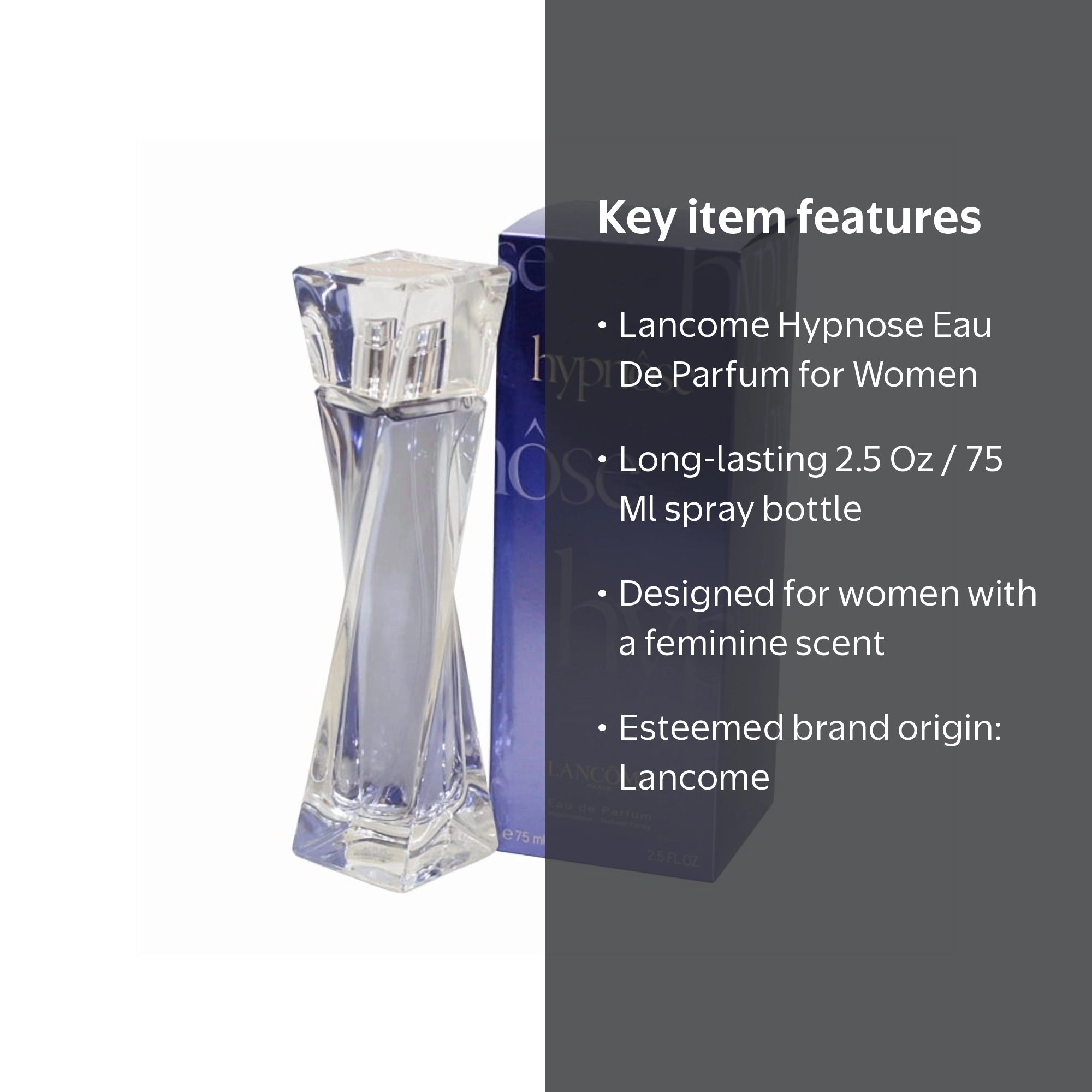 Lancome Hypnose Perfume Spray Eau De Parfum 2.5 Oz / 75 Ml for