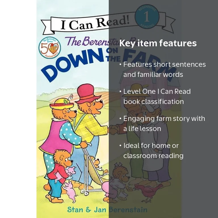 Jan Berenstain, The Berenstain Bears Down on the Farm, Paperback