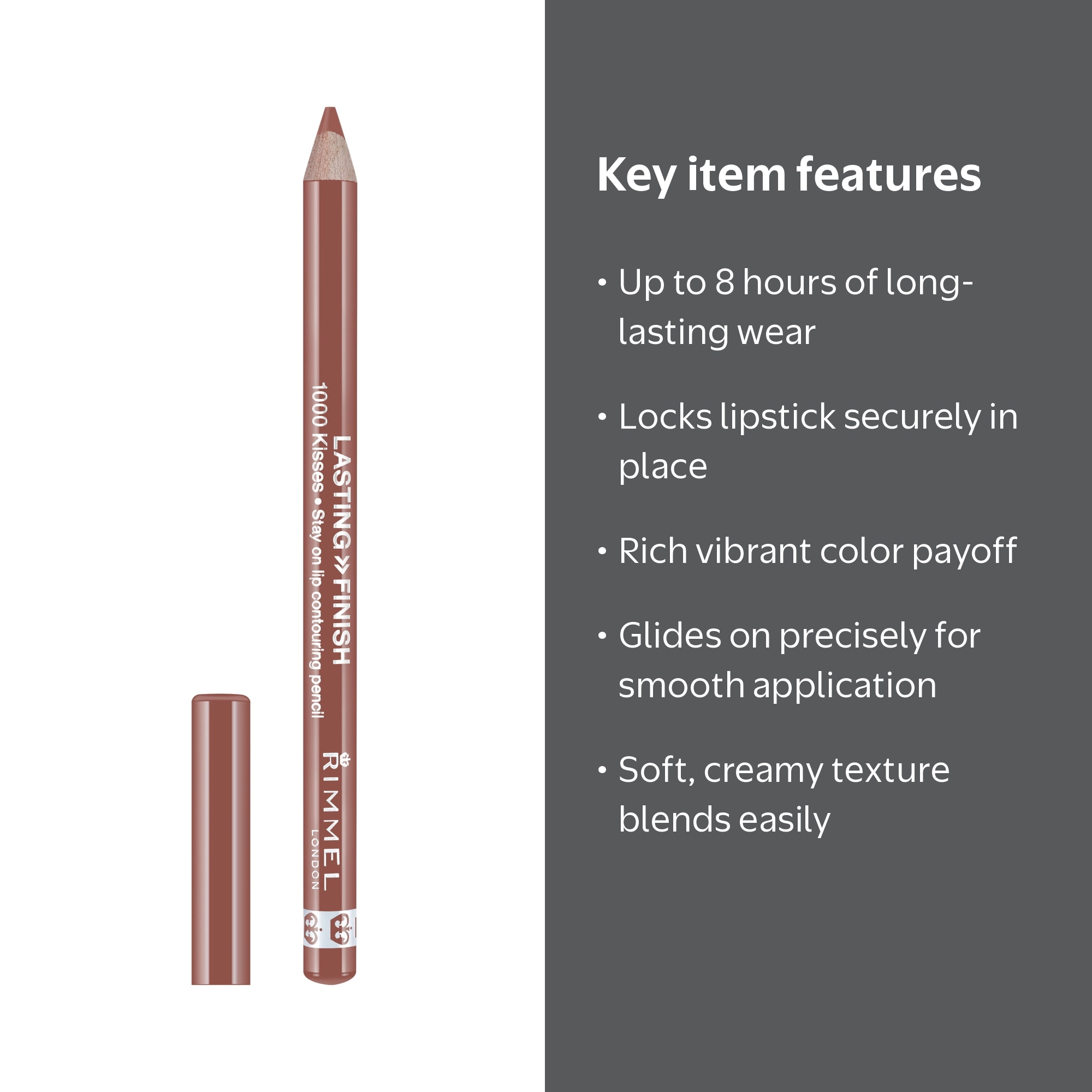 Rimmel, Lasting Finish 1000 Kisses Lip Liner, Tiramisu - Walmart.com