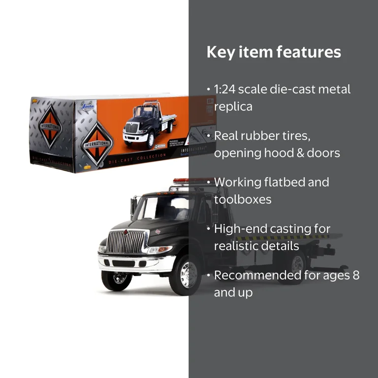 Jada Toys, Durastar 4400 Flat Bed Die-cast Car, 1/24 Scale